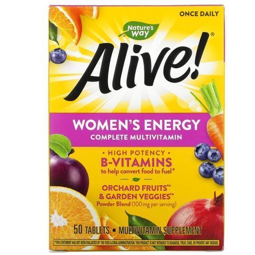 Nature'S Way Alive! Women's Energy Complete Multivitamin, 50 Tablets